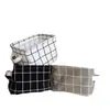 Cesta Plegable de Almacenamiento de Tela de Algodón y Lino Cesta de Almacenamiento de Escritorio Cesta para la Compra Caja de Almacenamiento para Cosméticos Cesta de Almacenamiento Impermeable Hogar
