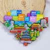 2026 Nuevo Modelo Imanes para Refrigerador de Monumentos de Ciudades Chinas Yunnan Shenyang Hong Kong Guangzhou Souvenirs Turísticos Culturales y Creativos