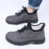 Tribu Yue Invierno Nuevo Zapatos para Caminar Botas de Nieve Cómodos Suela Suave No Cansan los Pies Zapatos Casuales Tipo Papá para Personas de Mediana Edad y Mayores Zapatos para Hombre