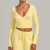 Cardigan xale transfronteiriço manga longa peça única para yoga amarração roupa de yoga cobertura externa para atividades ao ar livre vestuário esportivo fitness 6819
