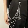 Cadena de Pantalón Personalizada de Fábrica Muestra de Pedido Pequeño a Imagen Personalidad Personalizada Accesorio de Moda Cadena Colgante Tendencia Callejera Cadena de Cintura