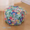 Nuevo taburete de cambio de zapatos de tela vintage para uso en el hogar en la sala de estar, taburete engrosado, taburete redondo, taburete bajo, taburete reposapiés para sofá, taburete de mesa de café