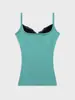 Camiseta Regata de Verão Sexy com Renda Patchwork Falsa de Duas Peças, Slim Fit, Estampa de Letras, Estilo Ins Transfronteiriço para Mulheres