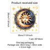 Pegatinas de Pared Ms3194 Estilo Retro Patrón de Sol, Luna y Estrella para Decoración de Fondo de Tienda y Hogar, Pegatinas Removibles, Cantidad Grande Negociable