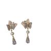[Baile de Belleza Chiro] Pendientes de Mariposa para Mujer Pendientes de Hada con Perlas Pendientes de Gotas de Agua Pendientes de Flor Pinzas para Orejas