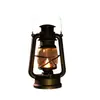 Lanterna de pônei vintage lâmpada de vela eletrônica luz noturna LED lanterna de querosene de Natal externa lanterna de vento portátil lanterna pequena