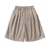 Ropa Vintage 2025 Verano Nueva Tendencia Japonesa Pantalones Cortos Casuales de Pierna Ancha para Hombres Estudiantes Pantalones Cortos Simples Versátiles