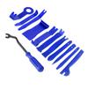 Herramienta de desmontaje para modificación de audio de coche juego de 12 piezas herramienta de reparación de panel de navegación de audio destornillador con hebilla de goma 6 pulgadas