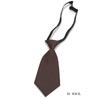 Corbata Mini Ultra Corta Song Xiaoxia para Mujer Negro Puro Marrón Café Verde Oscuro Rojo Café Mate Gratis para Estudiantes