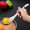 Colador de Acero Inoxidable para Pimienta para Uso en Cocina Doméstica, para Sacar Fideos y Dumplings, Escurrir Agua, Freír y Filtrar, con un Gancho