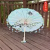 Guarda-chuva de Papel de Óleo Pétala Borla Clássico Meninas Dança Desempenho Adereços Dinastia Han Guarda-chuva de Fotografia Decoração Cheongsam Guarda-chuva Infantil