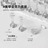 Base Acrílica con Soporte Elevado para Puntas de Uñas, Soporte Fijo para Puntas de Uñas, Soporte de Exhibición Grande y Pequeño para Herramientas de Uñas