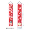 Amazon Transfronterizo Día de San Valentín Pareja Feliz Corazón Decoración Arreglo Porche Puerta Decoración Pancarta Tela de Fondo