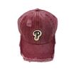 Gorra de Béisbol Lavada Suave con Bordado de Letras Negras para Primavera y Otoño, Gorra de Pico para Hombres y Mujeres al por Mayor