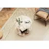 Mesa de Centro de Acrílico para Sala de Estar, Apartamento Pequeno, Minimalista, Sensação de Alto Padrão, Prateleira de Armazenamento, Estilo Luxo Leve, Mesa de Centro Redonda