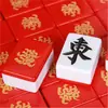 Azulejos de Mahjong Caseros de Dibujos Animados Lindos de Moda Manivela Manual Azulejos de Viaje Azulejos de Mahjong para Dormitorio Logo de Regalo Beneficios