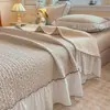 Capa de Cama Pura Algodão Conjunto de Três Peças Todo Algodão Acolchoado Peça Única Lençol de Cama Capa de Tatami Kang Antiderrapante Novo Modelo 2026 Universal para Todas as Estações
