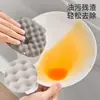 Esponja con Ventosa Limpiador de Cocina Doble Cara Estropajo Estropajo de Lufa Panal Tridimensional Cepillo para Lavar Platos