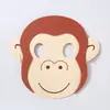 Máscaras de animales de dibujos animados para niños, EVA, con forma de dibujos animados, para niños, regalo de máscara de Halloween para jardín de infantes.
