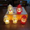 Lanterna de Natal criativa luz noturna portátil lâmpada decorativa pequena lâmpada de óleo enfeites de mesa crianças Alunos da escola primária prêmios de presente