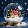 Pingente Acrílico 2D de Papai Noel de Natal Transfronteiriço