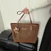 Bolso de Leopardo Estilo Perezoso de Principios de Primavera para Mujer 2026 Nuevo Bolso de Mano Retro Casual Bolso de Hombro Bolso Tote de Gran Capacidad para Viaje