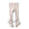 Meia-calça Infantil para Primavera e Outono com Laço, Leggings de Bebê, Leggings Infantis, Meia-calça Classe A para Meninas, Meia-calça para Meninas