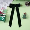 Lazo de Terciopelo con Doble Oreja para Árbol de Navidad Lazo de Terciopelo Transfronterizo Lazo para Corona de Navidad Listo para Usar