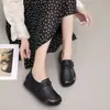 Zapatos planos retro casuales YsshadiR para mujer, antideslizantes, para todas las estaciones, nuevos, resistentes al desgaste, con suelas suaves, cómodos, zapatos para mamá