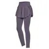 Pantalones Deportivos Falsos de Dos Piezas Primavera y Verano Nuevo Celebridad de Internet Alta Elasticidad Secado Rápido Yoga Fitness Pantalones para Mujer Ocio al Aire Libre Pantalones de Correr