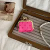 Nova Bolsa Pequena Mini para Joias de Fone de Ouvido Porta-Moedas de Couro PU Porta-Anel Brinco Stud Pequeno Saco de Armazenamento de Ornamentos