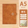 Caderno com Logo Impresso, Livro de Registros de Couro Macio para Escritório, Conjunto em Caixa de Presente, Caderno de Aparência Sofisticada com Fecho Magnético