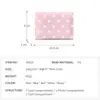 Cartera Plegable de Tres Pliegues para Mujer con Lunares Estilo Coreano Diseño Simple Estilo Ins Múltiples Ranuras para Tarjetas Billetera Monedero Venta al por Mayor