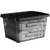 Caja de Almacenamiento Transparente Caja de Almacenamiento para Mudanzas Ropa Juguetes Caja de Almacenamiento para Dormitorio de Estudiante Caja de Almacenamiento Sobredimensionada Engrosada