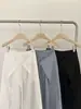 Love and Nancy Trece Líneas Verano 2026 Estilo Coreano Algodón Puro Cintura Elástica Costura Lateral Diseño Cruzado Pantalones Casuales 04305