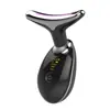 Dispositivo de belleza para el cuello de 7 colores importado para masajear las líneas del cuello, dispositivo de belleza vibratorio transfronterizo para rostro en V, instrumento de belleza pequeño tipo delfín portátil para uso doméstico