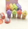 Oso Raro 99630 Borrador de Helado Sacapuntas de un Agujero Borrador Borrador de Lápiz Dos en Uno Papelería de Aprendizaje