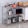 Estantería de almacenamiento estante estante de almacenamiento multifuncional para cocina estante de almacén soporte para flores de balcón estante multicapa de pie