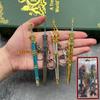Arma antigua Tang Hengdao Han Jian Mini espada pequeña arma mochila colgante llavero metal juguete para niños espada