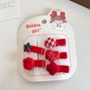 Pinza para el cabello con botón de tela dulce estilo coreano para niños, clip BB suave estilo Chanel que combina con todo, accesorios para el cabello de niña, pinza lateral, pasador