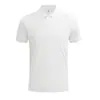 Camisa tipo polo de seda helada personalizada con hombros normales, ropa de trabajo para hombre, camiseta casual de manga corta con cuello para mujer, simple y versátil, fábrica