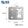Gancho de pared decorativo personalizado oculto para colgar cuadros, anillo grande para colgar pinturas al óleo, accesorios de hardware ocultos de alta resistencia para colgar cuadros en la pared
