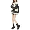 Otoño e Invierno 2024 Nuevo Estilo Versátil Estilo Coreano Suelto Grueso Imitación Visón Terciopelo Exterior Suéter Cárdigan Chaqueta para Mujer