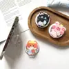 Soporte para pop-socket de teléfono de acrílico con diseño de caricatura de mascota, retráctil, recubierto de resina, personalizable con tu propia imagen, soporte hecho a medida