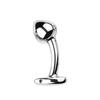 Metal Diversión Patio Trasero Expansión Anal Punto G Tapón Anal Curvado Silicona Cabeza de Hongo Tapón Anal Productos Divertidos para Sexo Adulto Salir