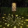 Lâmpada solar oca para gramado 2022 luz LED estrela lua externa jardim lâmpada de chão chama