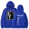 [Código Europeu Transfronteiriço] Blusa com Capuz Hip Hop do Álbum Musical Trilogy do The Weeknd