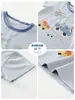 Camiseta Top Infantil Manga Curta Verão Fina Roupa Íntima Infantil Verão Menino Menina Roupa Sem Costura