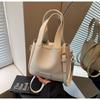 Bolso de Mano Retro Transfronterizo para Mujer 2025 Primavera Nuevo Estilo Coreano Nicho Bolso Balde Viajero Hombro Cruzado