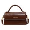Moda Verano 2025 Bolso Cuadrado Pequeño Retro Simple de Alta Gama Coreano de Un Hombro Cruzado Bolso de Mano para Mujer para el Día a Día
